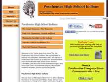 Tablet Screenshot of pocahontas-high-school-indians.com